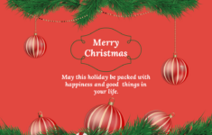 Buy This Christmas Card Ppt And Google Slides Template pertaining to Christmas Message Template Free