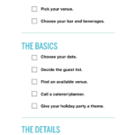 Chicago Company Holiday Party Planning Checklist | Tasty Catering For Christmas Party Planning Checklist Template