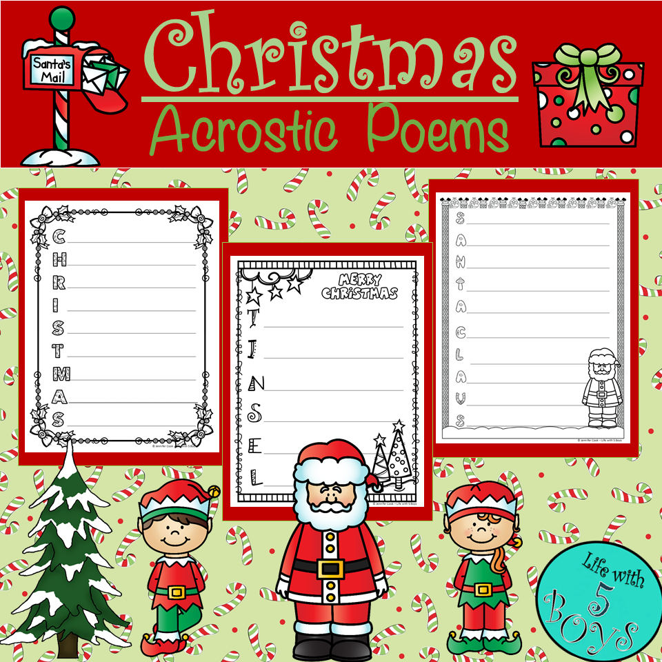 Christmas Acrostic Poems | Madeteachers inside Christmas Poem Template Acrostic