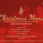 Christmas And New Year'S Eve Menu Templates Intended For Christmas Menu Template Free Download