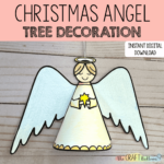 Christmas Angel Tree Decoration   The Craft Balloon For Christmas Tree Angel Template