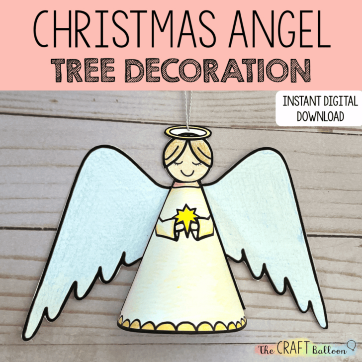 Christmas Tree Angel Template Christmas Tree Angel Template