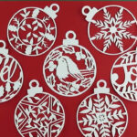 Christmas Baubles Paper Cutting Digital Templates — Katy Sue Designs In Christmas Papercut Template Free