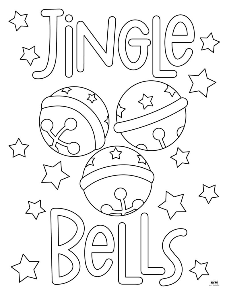 Christmas Bells Coloring Pages &amp;amp; Templates | Printabulls pertaining to Christmas Jingle Bell Template