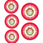 Christmas Candy Jar Labels!   The Graphics Fairy With Regard To Christmas Jar Labels Template