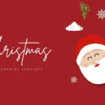 Christmas Celebration Background Template For Powerpoint & Google Slides Regarding Christmas Theme Presentation Template