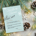 Christmas Closure Notice, Editable, Business, Professional For Christmas Office Closure Notice Template