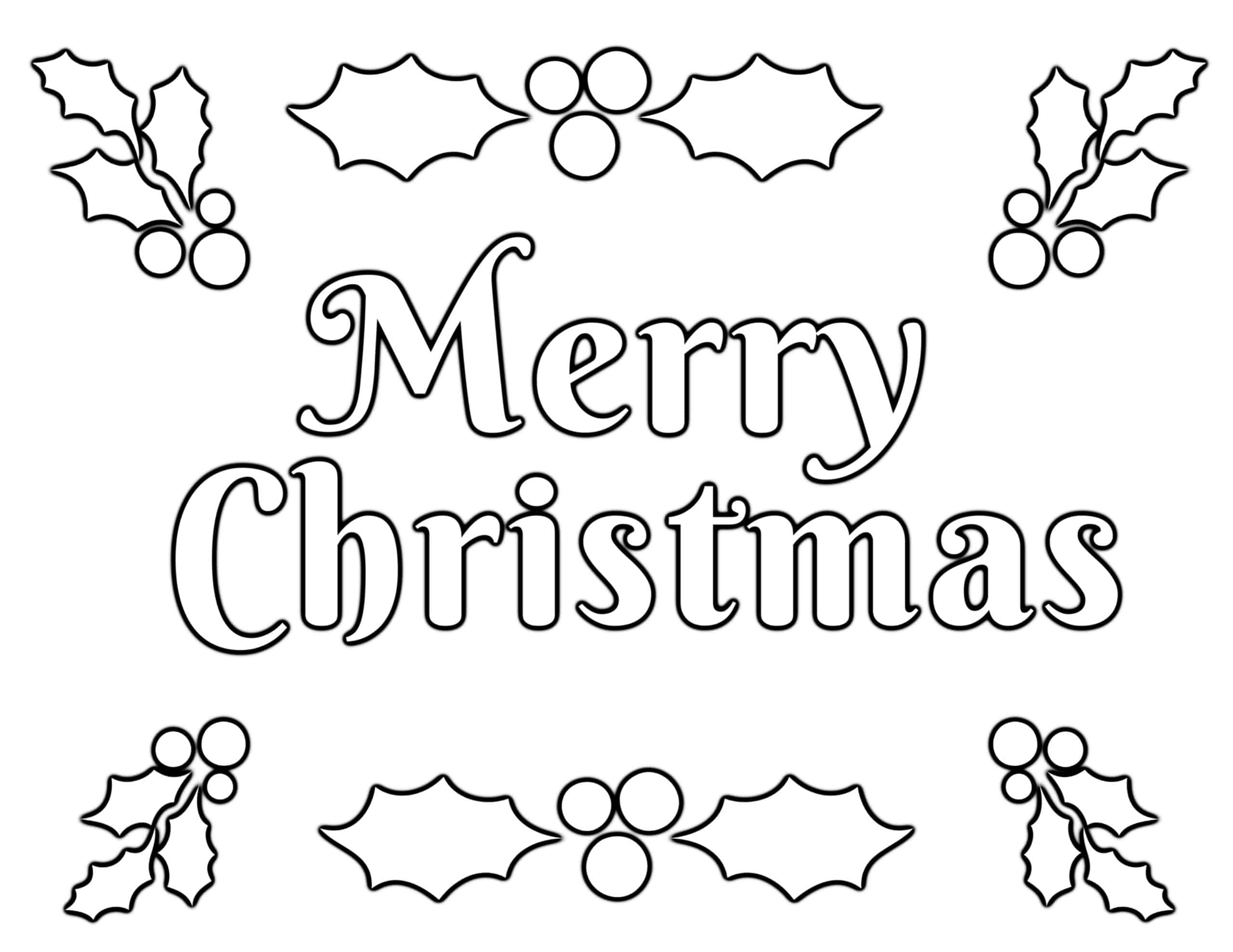 Christmas Coloring Pages For Kids (100% Free) Easy Printable Pdf throughout Christmas Template To Colour