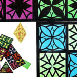 Christmas Craft: Tissue Paper Stained Glass Art That Blazes With Inside Christmas Tissue Paper Stained Glass Template