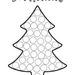 Christmas Dot Activity For Christmas Tree Dot Painting Template
