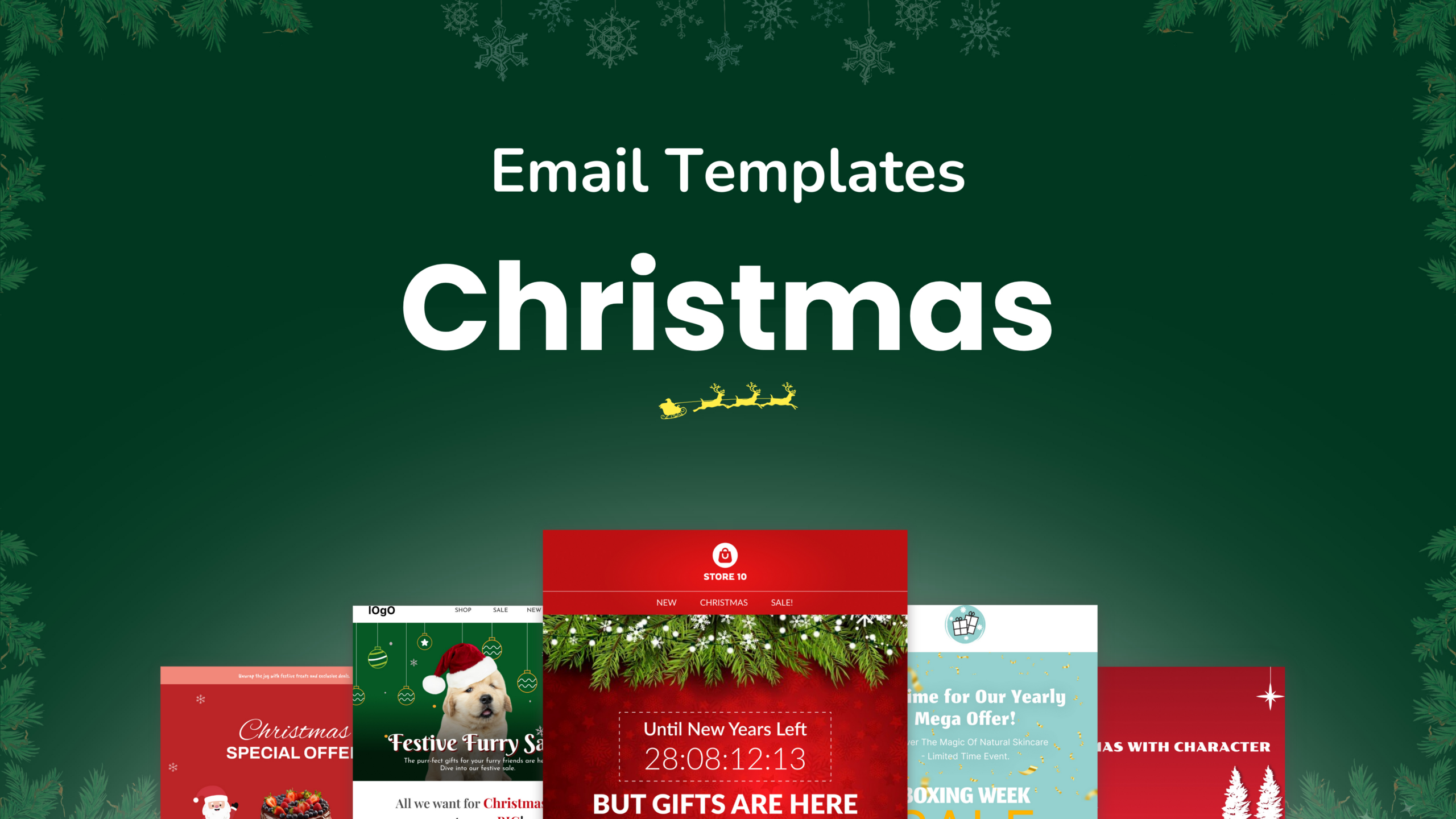 Christmas Email Templates | Figma pertaining to Christmas Theme Email Template