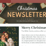 Christmas Family Newsletter Free Google Docs Template   Gdoc.io In Christmas Newsletter Template Free Download