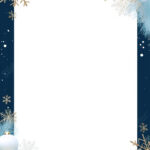 Christmas Frame Template Word Template And Google Docs For Free With Christmas Picture Frame Template