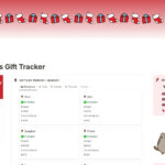 Christmas Gifts Tracker 🎁 Within Christmas List Notion Template
