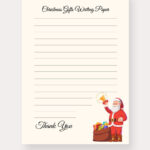 Christmas Gifts Writing Paper Template In Google Docs, Word, Pages Inside Christmas Present Writing Template