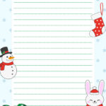 Christmas Holiday Lined Paper Free Google Docs Template   Gdoc.io In Christmas Lined Paper Template