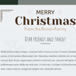 Christmas Holiday Newsletter Free Google Docs Template   Gdoc.io Intended For Christmas Newsletter Template Free Printable