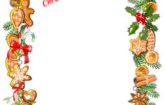 Christmas Invitation Or Greeting Card Design Fir – Royalty-Free Vector throughout Christmas Invitation Border Template