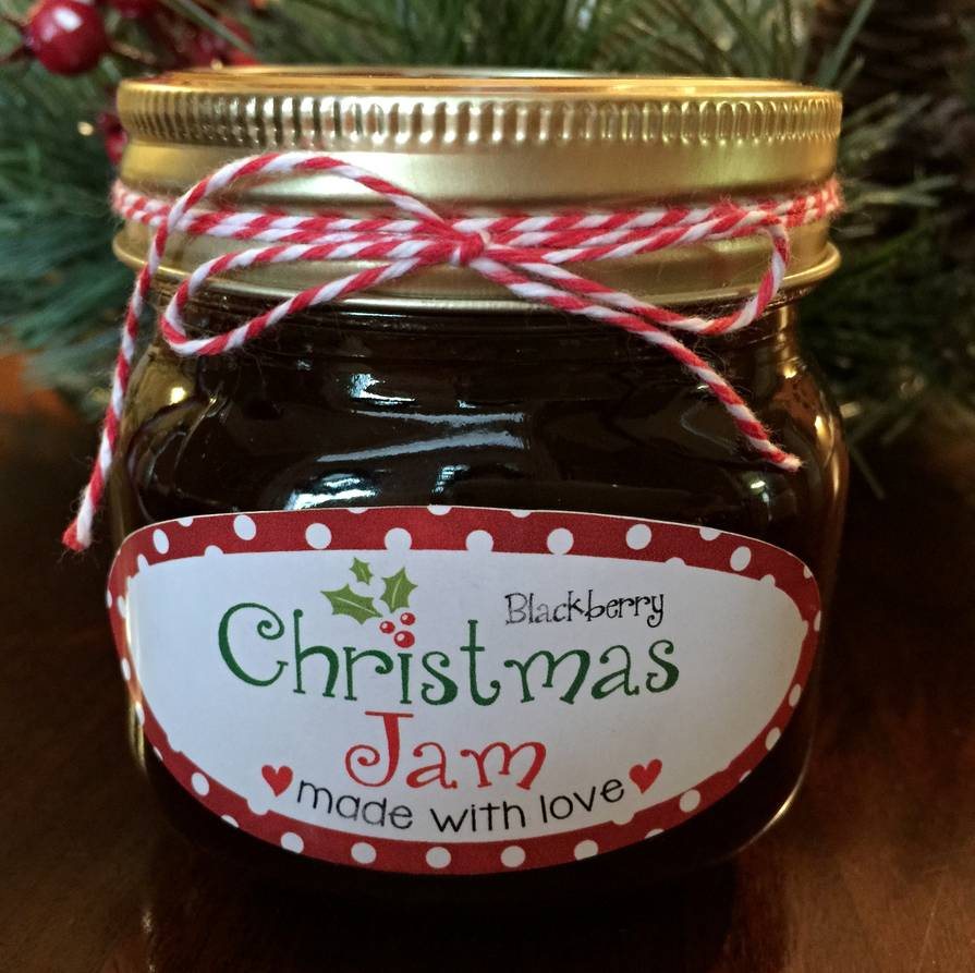 Christmas Jam Labels - Customer Label Ideas | Onlinelabels® intended for Christmas Jam Label Template