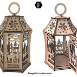 Christmas Laser Cut Lantern Patterns: Festive Diy Wood Decor With Christmas Lantern Template Free