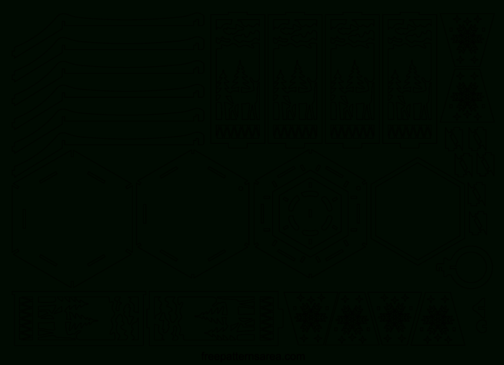 Christmas Laser Cut Template