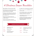 Christmas Letter For Employees Newsletter Template   Venngage Intended For Christmas Letter To Employees Template