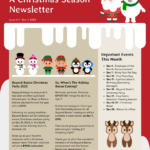 Christmas Letter Template Word Template   Venngage With Regard To Christmas Newsletter Template For Publisher