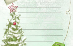 Christmas Letter Templates – 15 Free Pdf Printables | Printablee with regard to Christmas Letter Ideas Template