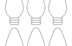 Christmas Light Template- Free Printable Outline – Childhood Magic with Christmas Lights Template Free
