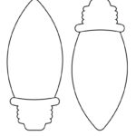 Christmas Light Templates   25 Free Printable Pages | Printabulls Pertaining To Christmas Light Bulb Cut Out Template