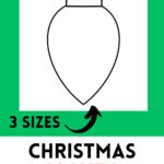 Christmas Light Templates   Intended For Christmas Lights Craft Template