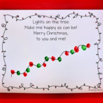 Christmas Lights Fingerprint Printable   Teaching Mama For Christmas Lights Finger Painting Template