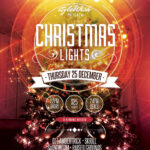 Christmas Lights Flyer Template :: Behance Within Christmas Lights Flyer Template