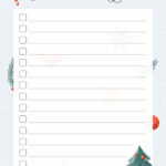 Christmas List Free Google Docs Template   Gdoc.io With Christmas List Paper Template