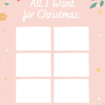 Christmas List Template {9 Free Gorgeous Printables!}   Make Life For Christmas List Template