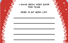 Christmas List Template {9 Free Gorgeous Printables!} – Make Life within Christmas Santa List Template