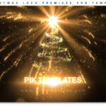Christmas Logo   Free Premier Pro Template Throughout Christmas Premiere Pro Template Free
