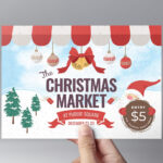 Christmas Market Flyer Template   Psd, Ai & Vector   Brandpacks With Regard To Christmas Market Poster Template