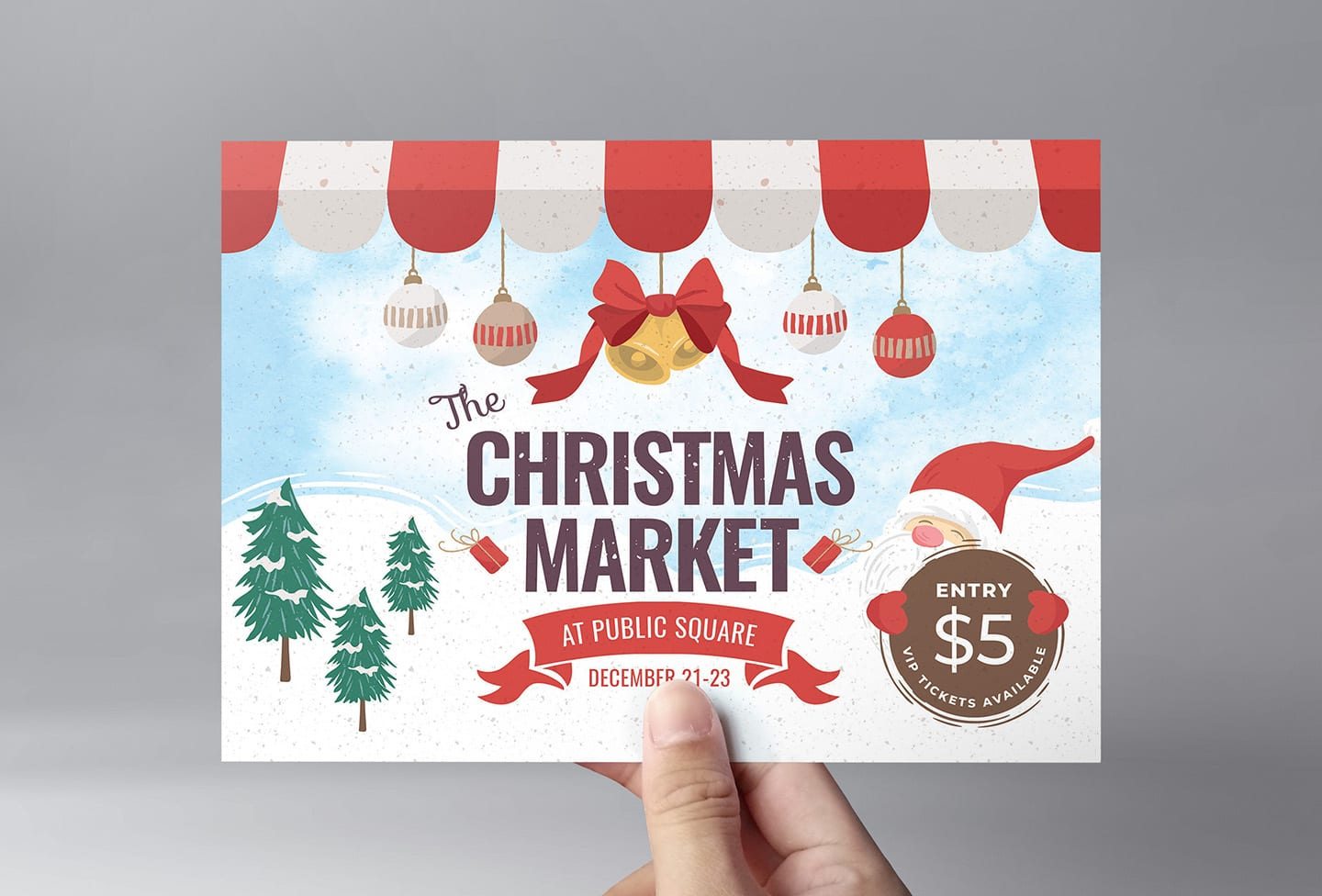 Christmas Market Flyer Template - Psd, Ai &amp;amp; Vector - Brandpacks with regard to Christmas Market Poster Template