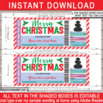 Christmas Massage Gift Voucher Template Regarding Christmas Massage Gift Certificate Template Free