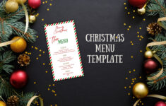 Christmas Menu Template Editable | Christmas Party Menu throughout Christmas Menu Background Template