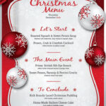 Christmas Menu Template V4, A Flyer Templatethatsdesign Art Pertaining To Christmas Menus Template Free