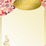 Christmas Menu Template   Yellow Download Printable Pdf Regarding Christmas Menu Blank Template