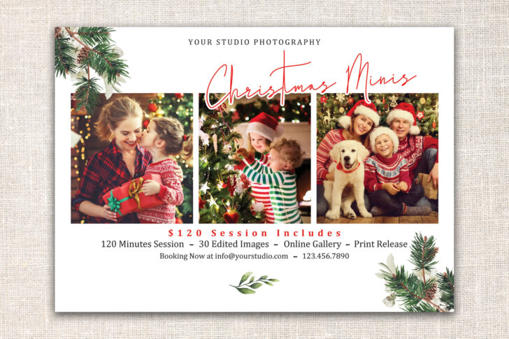 Christmas Mini Session Template Free