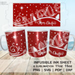 Christmas Mug Svg | Christmas Mug Template Svg For Cricut Mug Inside Christmas Mug Design Template