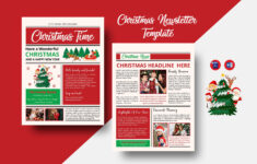 Christmas Newsletter Template (1060900) in Christmas Newsletter Template Free Download