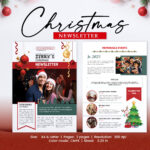 Christmas Newsletter Template (2995718) With Regard To Christmas Newsletter Template Pages