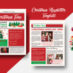 Christmas Newsletter Template :: Behance Inside Christmas Newsletter Template Free