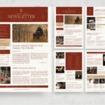 Christmas Newsletter Template   Brandpacks Inside Christmas Newsletter Template