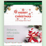 Christmas Newsletter Template In Html5, Psd, Outlook, Word In Christmas Newsletter Template Pages
